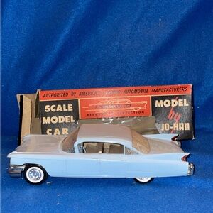 Vintage Blue Model Car by Jo-Han